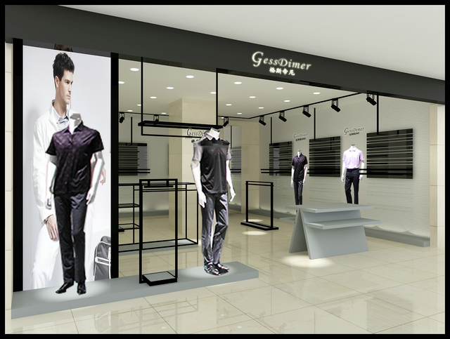 哈爾濱紅博世紀(jì)廣場格斯帝尼專柜效果圖01